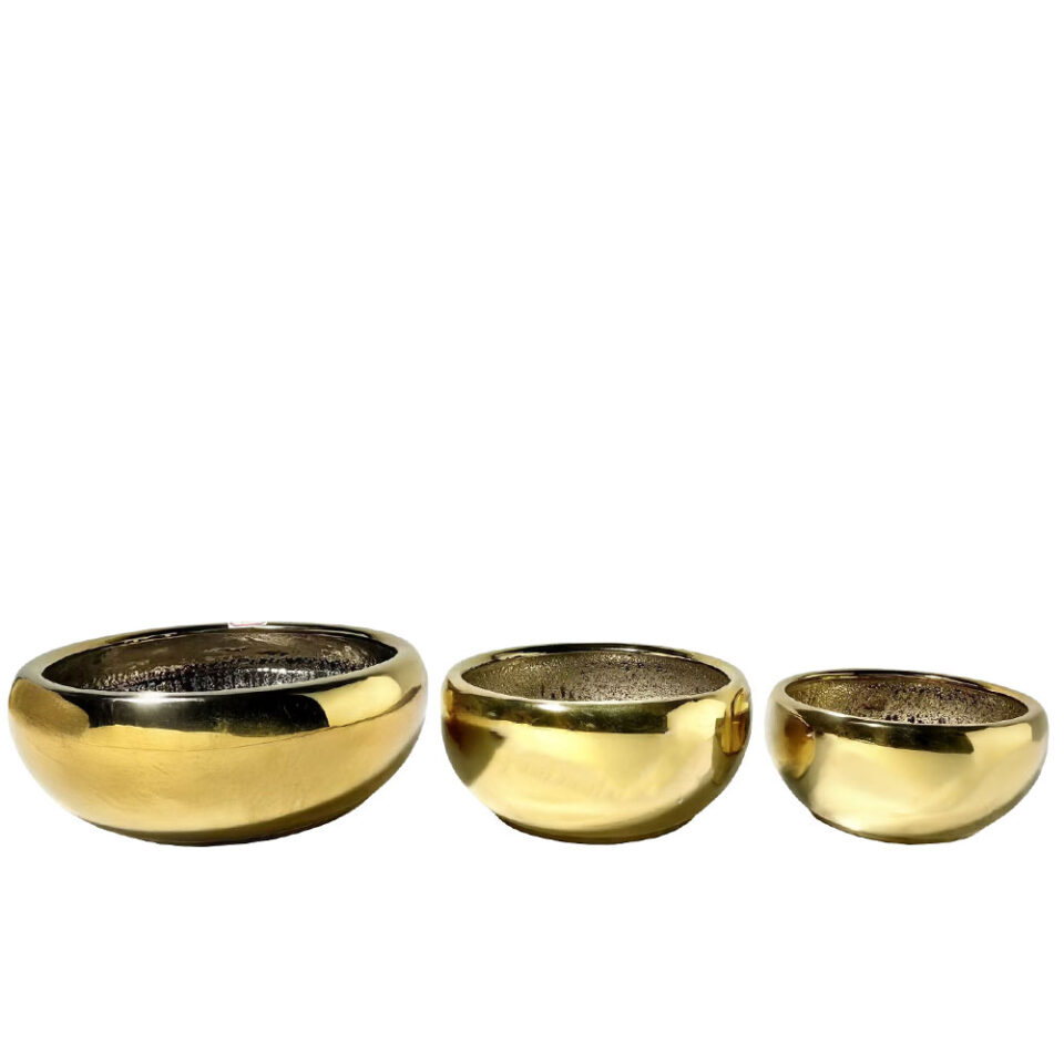 ORO ΚΑΣΠΩ ΣΕΤ 3ΤΜΧ 43x43x18cm ΚΕΡΑΜΙΚΟ ΧΡΥΣΟ
