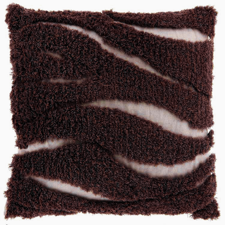 MARINA ΜΑΞΙΛΑΡΙ ΣΚΟΥΡΟ ΚΑΦΕ POLYESTER 45x45cm