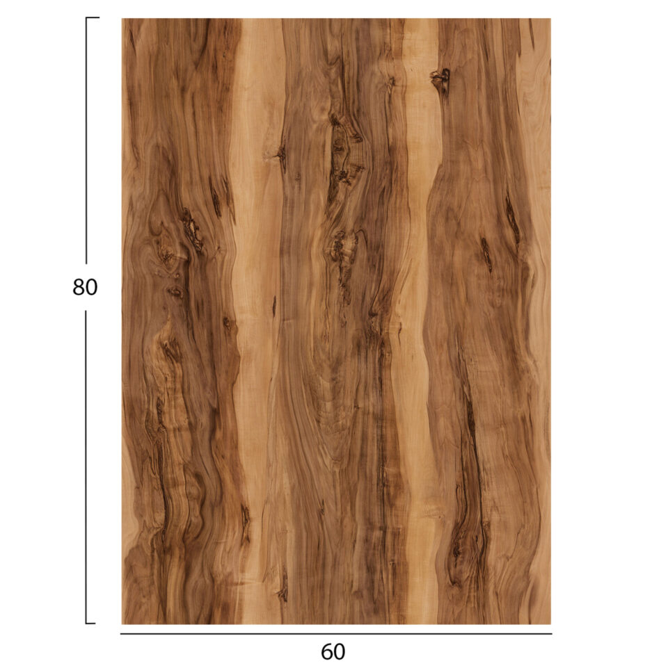 ΕΠΙΦΑΝΕΙΑ ΤΡΑΠΕΖΙΟΥ HPL ΟΡΘΟΓΩΝΙΑ INDIAN SHEESHAM 60x80εκ.