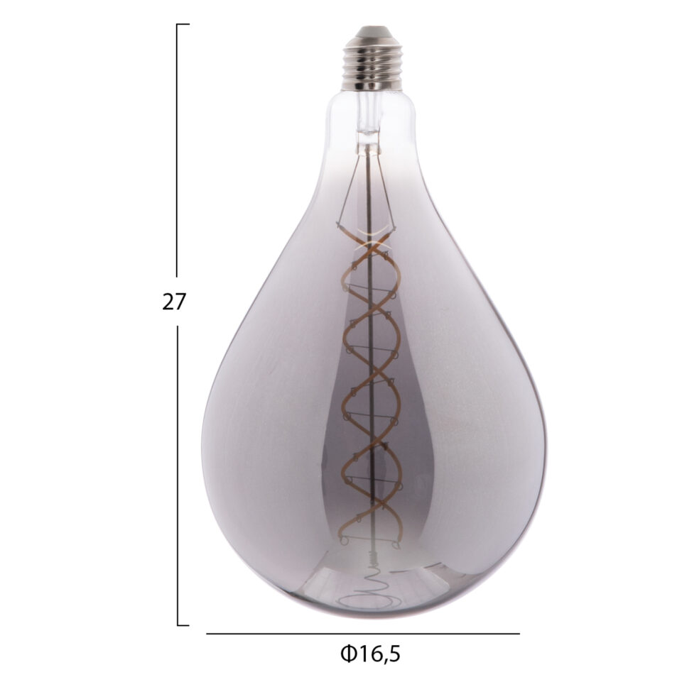 ΛΑΜΠΤΗΡΑΣ LED FILAMENT 8W E27 3000K SMOKE COLOR DIMMABLE