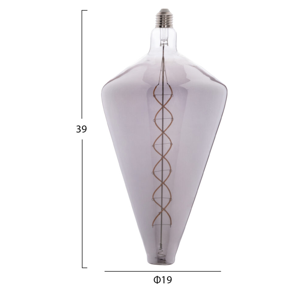 ΛΑΜΠΤΗΡΑΣ LED FILAMENT 8W E27 3000K SMOKE COLOR DIMMABLE