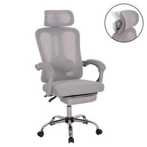 ΚΑΡΕΚΛΑ ΓΡΑΦΕΙΟΥ ΓΚΡΙ MESH-ΓΚΡΙ ΣΚΕΛΕΤΟΣ NYLON 61x62x123Υ