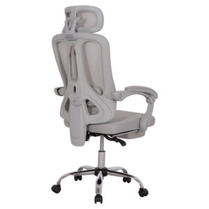 ΚΑΡΕΚΛΑ ΓΡΑΦΕΙΟΥ ΓΚΡΙ MESH-ΓΚΡΙ ΣΚΕΛΕΤΟΣ NYLON 61x62x123Υ