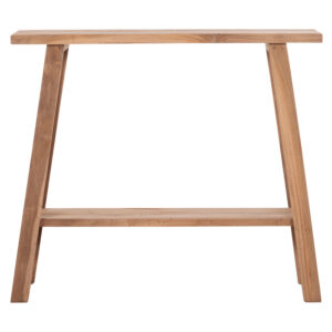 ΚΟΝΣΟΛΑ ΞΥΛΟ TEAK ΣΕ ΦΥΣΙΚΟ ΧΡΩΜΑ 90x30x77Υεκ.