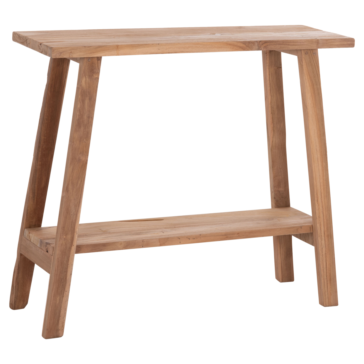 ΚΟΝΣΟΛΑ ΞΥΛΟ TEAK ΣΕ ΦΥΣΙΚΟ ΧΡΩΜΑ 90x30x77Υεκ.