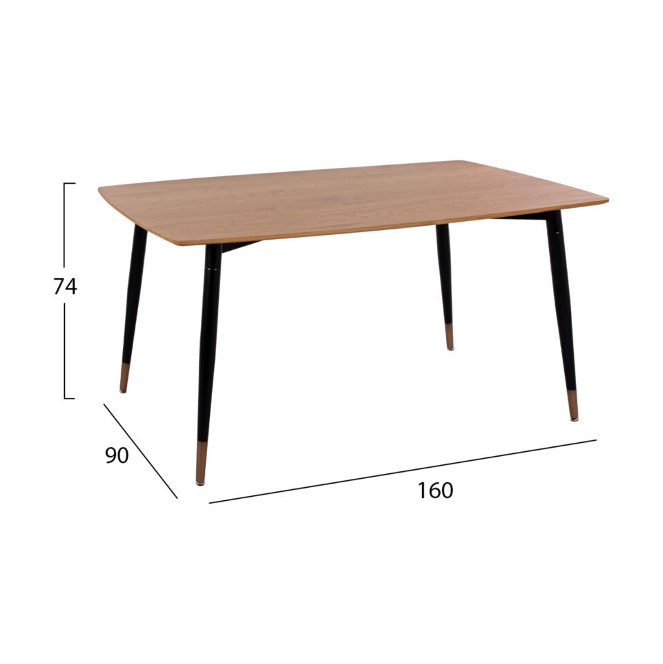 ΣΕΤ ΤΡΑΠΕΖΑΡΙΑΣ 7ΤΜΧ MDF TOP-ΒΕΛΟΥΔΟ ΓΚΡΙ & ΜΕΤΑΛΛΟ ΜΑΥΡΟ