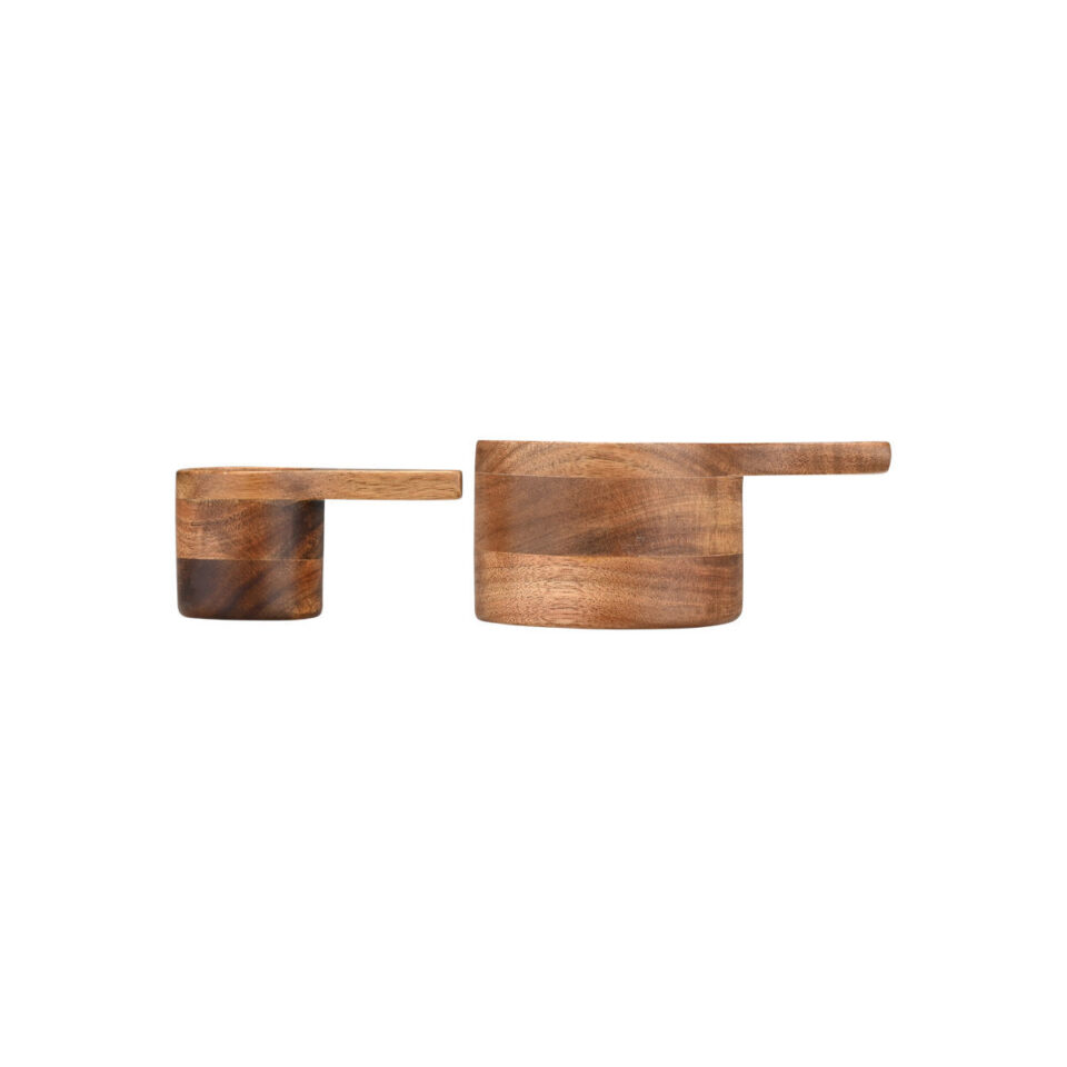 ΞΥΛΙΝΗ ΜΕΖΟΥΡΑ ΚΟΥΖΙΝΑΣ ALLURE 13,7CM & 9,4CM ΣΕΤ