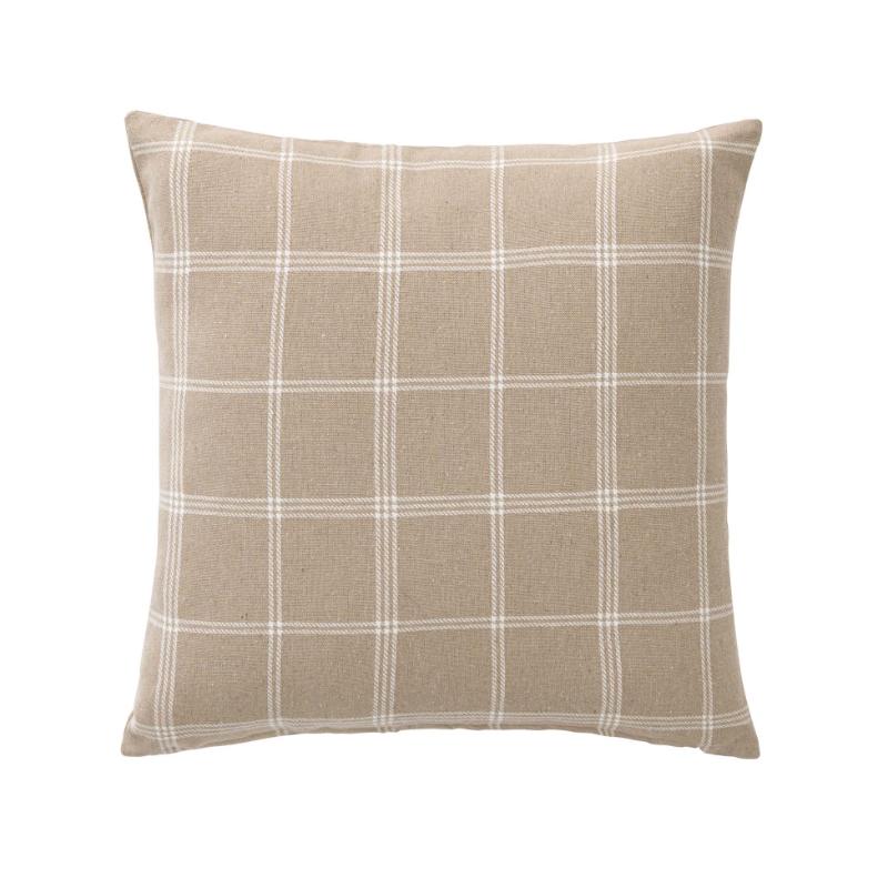 KUWA, ΔΙΑΚΟΣΜΗΤΙΚΟ ΜΑΞΙΛΑΡΙ ΒΑΜΒΑΚΙ & POLYESTER, ΜΠΕΖ 45Χ45CM