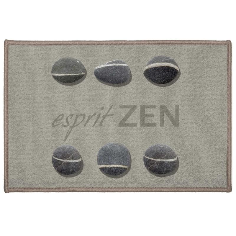 ZEN, ΠΑΤΑΚΙ ΜΠΑΝΙΟΥ ΜΟΚΕΤΑ ΤΥΠΩΜΕΝΟ ΓΚΡΙ, 40x60cm