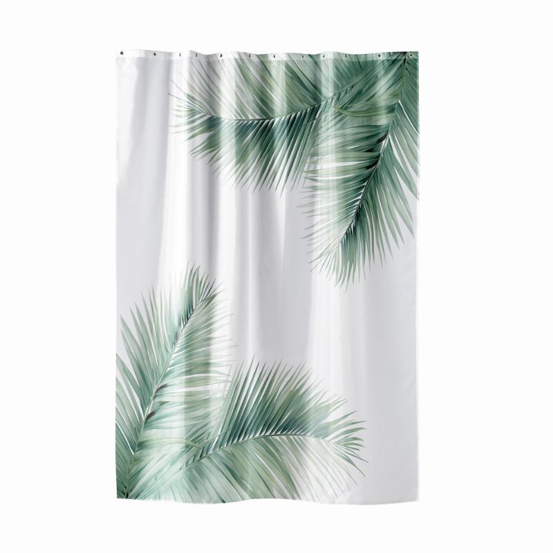 TROPE, ΚΟΥΡΤΙΝΑ ΜΠΑΝΙΟΥ ΥΦΑΣΜΑΤΙΝΗ POLYESTER ΛΕΥΚΗ L180ΧH200cm