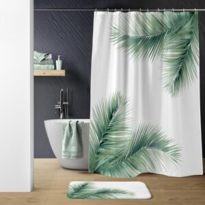 TROPE, ΚΟΥΡΤΙΝΑ ΜΠΑΝΙΟΥ ΥΦΑΣΜΑΤΙΝΗ POLYESTER ΛΕΥΚΗ L180ΧH200cm