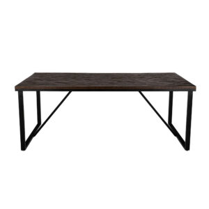 MAIANDROS ΤΡΑΠΕΖΙ ΚΑΦΕ ΣΚΟΥΡΟ 200x100x76