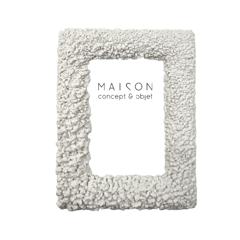 REEF A ΚΟΡΝΙΖΑ 16.5x3x21.5cm POLYRESIN ΑΣΠΡΟ ΓΥΑΛΙ