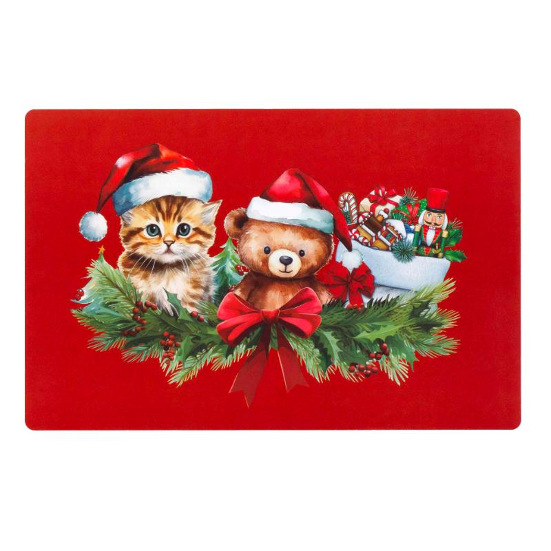 XMAS ΣΟΥΠΛΑ POLYPROPYLENE ΚΟΚΚΙΝΟ 28,5Χ44CM