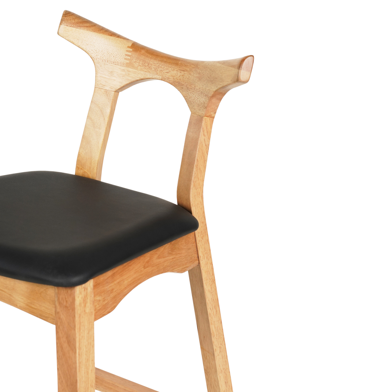 ΣΚΑΜΠΟ ΜΠΑΡ RUBBERWOOD ΣΕ ΟΑΚ-ΜΑΥΡΟ PU 43x41x100Υεκ.
