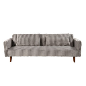 COTTLE ΚΑΝΑΠΕΣ ΚΡΕΒΑΤΙ 3ΘΕΣΙΟΣ ΓΚΡΙ ΑΝΟΙΧΤΟ 213x79x73cm