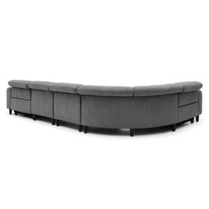 ΓΩΝΙΑΚΟΣ ΚΑΝΑΠΕΣ ΜΕ RECLINE ORACLE ΓΚΡΙ ΥΦΑΣΜΑ 260x260x90(κάθισμα)x94Υεκ.