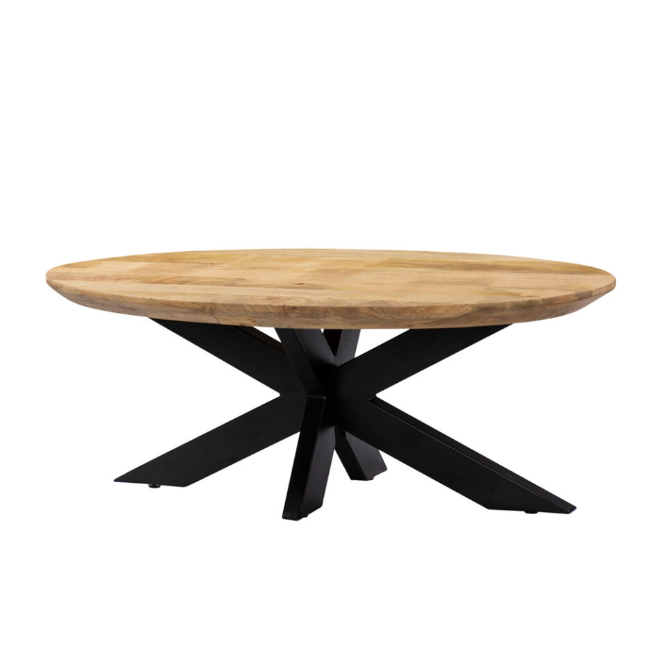 SKORPIO COFFEE TABLE ΚΑΡΥΔΙ ΜΑΥΡΟ 120x60x45cm