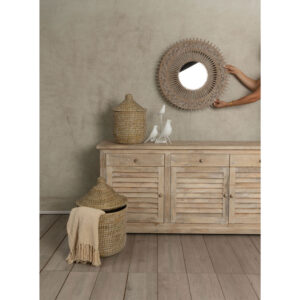 GRILLIES ΜΠΟΥΦΕΣ ΦΥΣΙΚΟ ANTIQUE 170x40x78cm