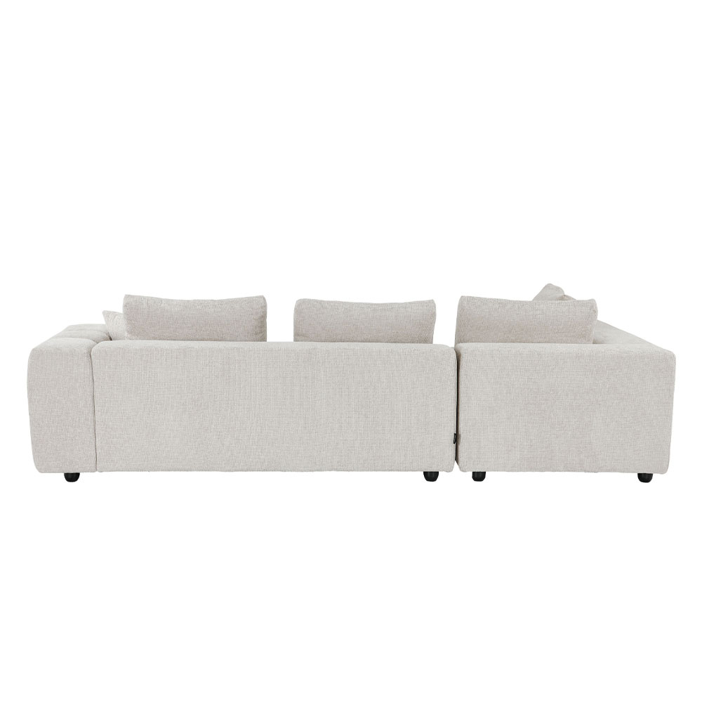 TOMOS ΚΑΝΑΠΕΣ ΓΩΝΙΑ ΑΡΙΣΤΕΡΗ BEIGE LEGASY 15 298x200x85cm