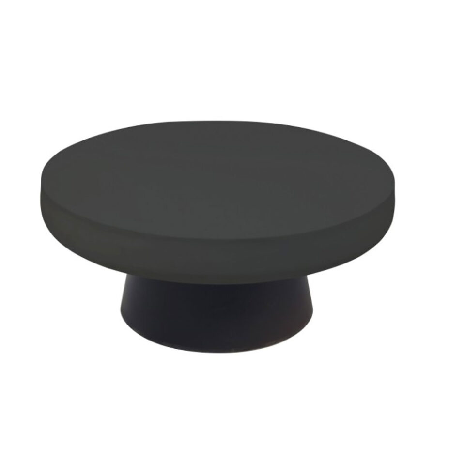MYKONOS COFFEE TABLE ΜΑΥΡΟ 90x90x39cm