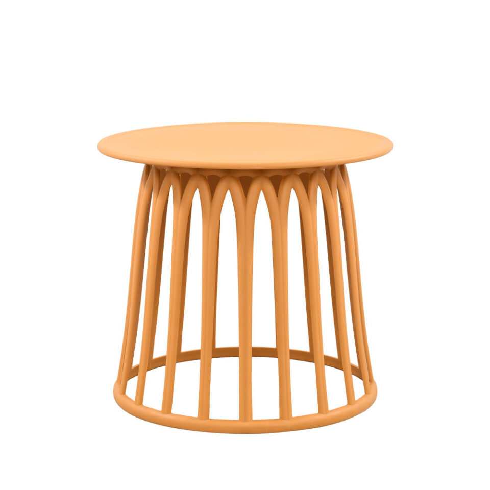 BASKET SIDE TABLE ΜΟΥΣΤΑΡΔΙ 49.5x49.5x44cm