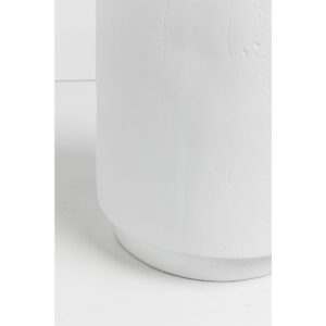 LITHOS ROUND SIDE TABLE ΛΕΥΚΟ 35.5x35.5x45cm