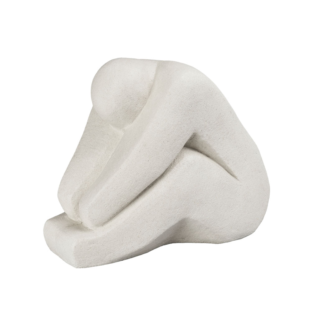 EVERLY ΔΙΑΚΟΣΜΗΤΙΚΗ ΦΙΓΟΥΡΑ 44x28x35cm POLYRESIN ΛΕΥΚΟ