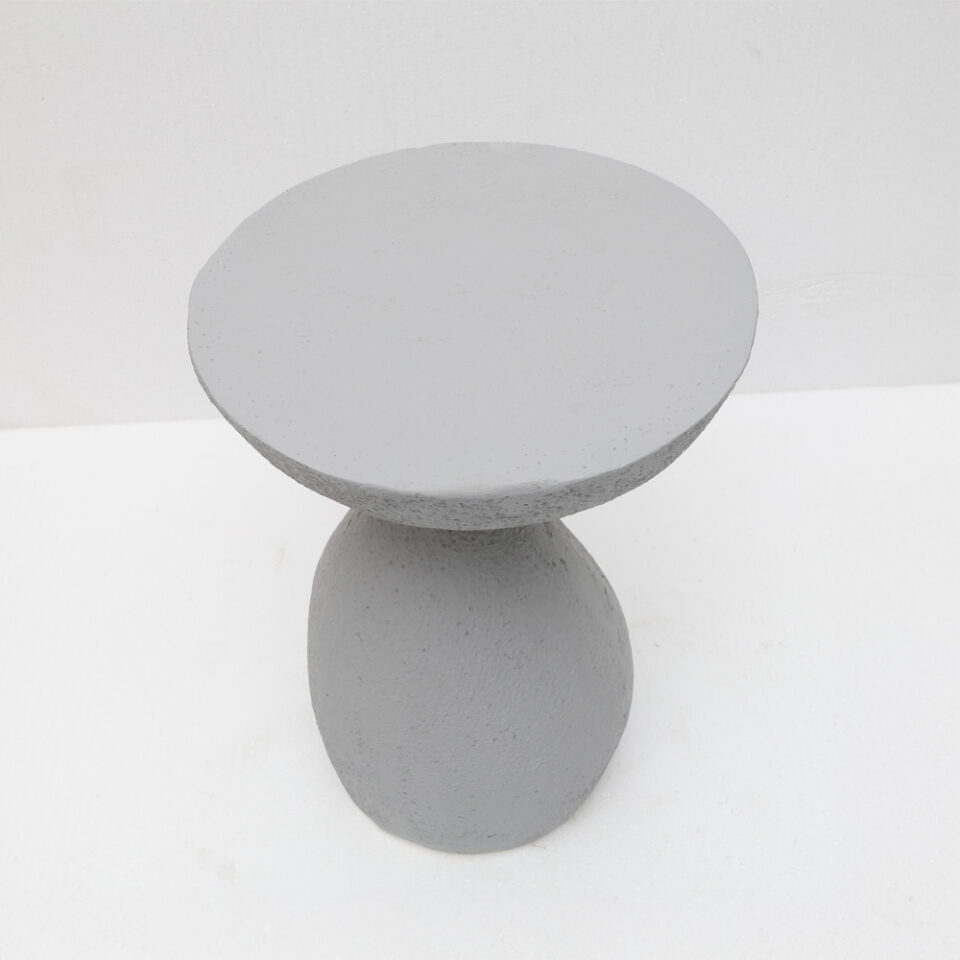 INDUSTRIAL SIDE TABLE ΓΚΡΙ ΑΝΟΙΧΤΟ 40.5x40.5x51cm