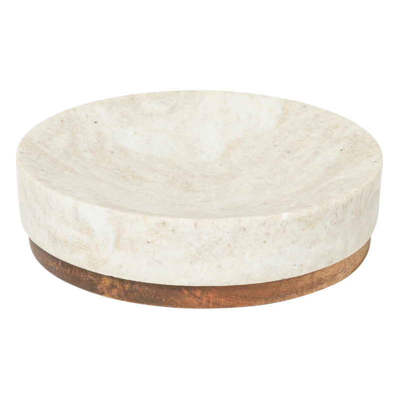 COME, ΣΑΠΟΥΝΟΘΗΚΗ POLYRESIN ΜΠΕΖ Φ10,8xΥ2,8cm