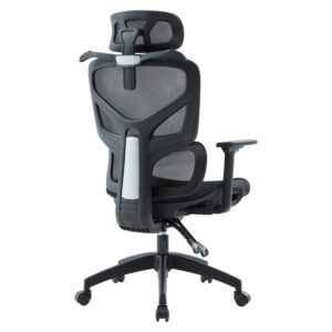 ΚΑΡΕΚΛΑ ΓΡΑΦΕΙΟΥ ΜΑΥΡO MESH & PP 68x68x120-130Υεκ