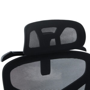 ΚΑΡΕΚΛΑ ΓΡΑΦΕΙΟΥ ΜΑΥΡO MESH & PP 68x68x120-130Υεκ