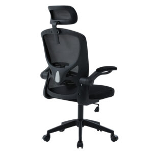 ΚΑΡΕΚΛΑ ΓΡΑΦΕΙΟΥ ΜΑΥΡO MESH & PP 62x62x106-116Υεκ