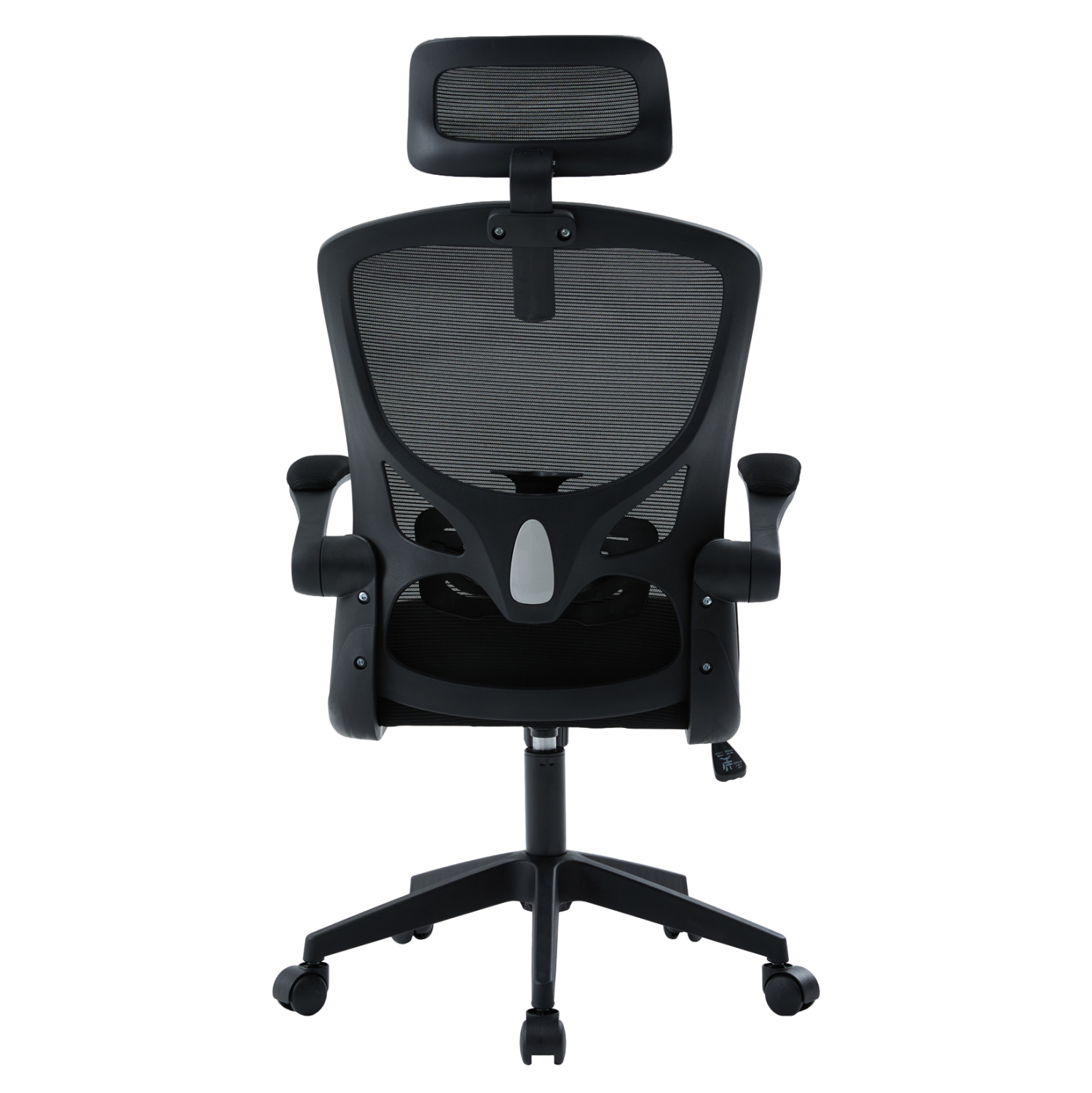 ΚΑΡΕΚΛΑ ΓΡΑΦΕΙΟΥ ΜΑΥΡO MESH & PP 62x62x106-116Υεκ