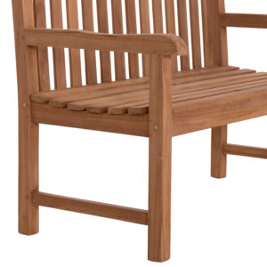 ΠΑΓΚΑΚΙ ΚΗΠΟΥ 2ΘΕΣΙΟ ELENA HM6651 ΞΥΛΟ TEAK--ΦΥΣΙΚΟ 120x60x95Υεκ.