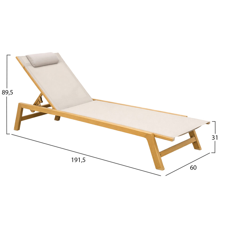 ΞΑΠΛΩΣΤΡΑ ΑΛΟΥΜΙΝΙΟΥ ΜΕ ΜΑΞΙΛΑΡΙ RABIA HEAT TRANSFER & ΛΕΥΚΟ 188x60x30Υ