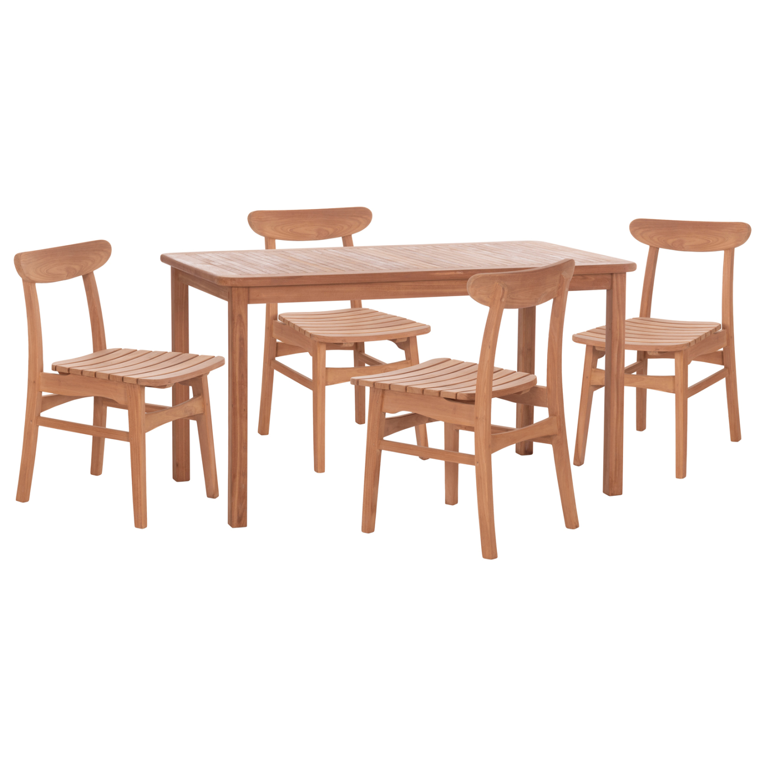 ΣΕΤ ΤΡΑΠΕΖΑΡΙΑΣ ΕΞ.ΧΩΡΟΥ 5ΤΜΧ ROBBIE ΗΜ10926 ΞΥΛΟ TEAK ΣΕ ΦΥΣΙΚΟ